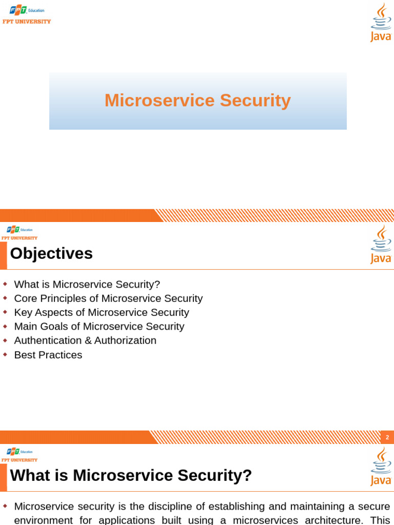 Microservice Security Overview and Practices | PDF | Security ...