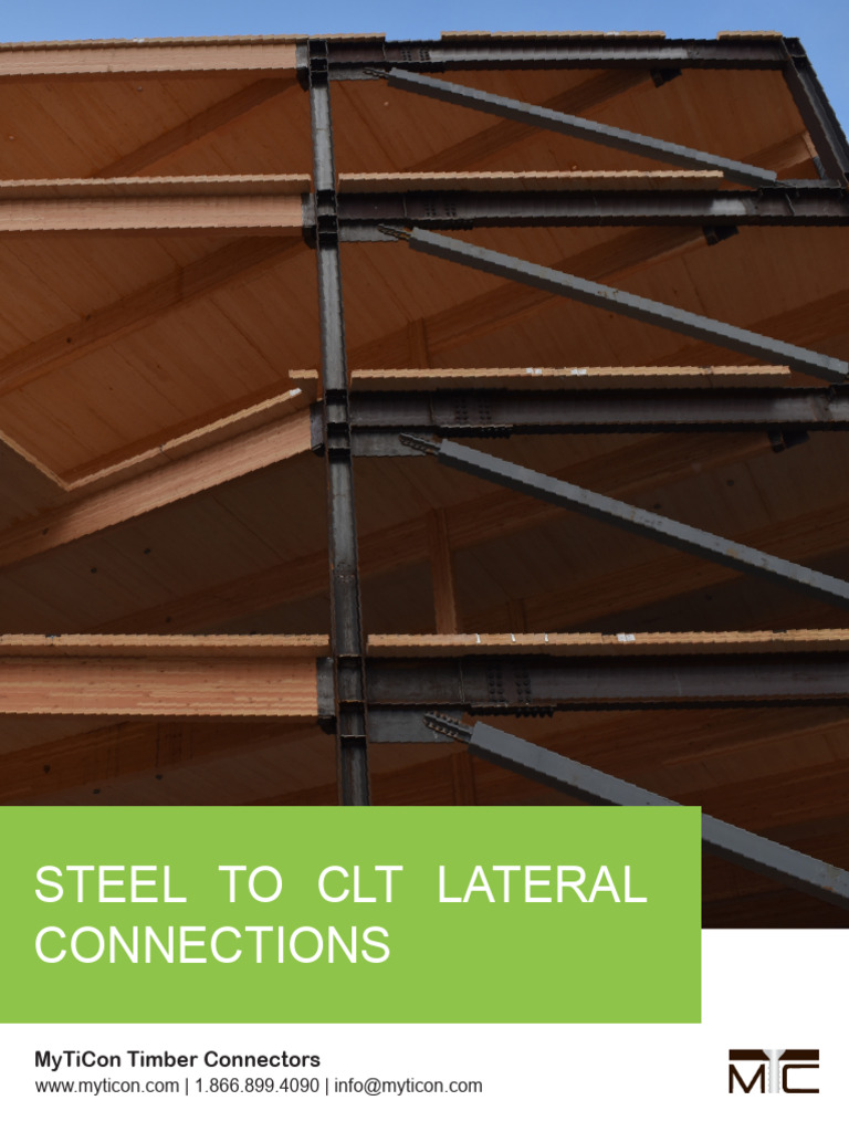 WP - Steel To CLT Lateral Connections 1 | PDF | Screw | Mechanical ...