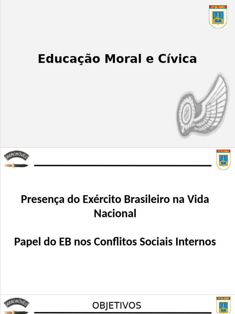 Educa o Moral E C vica PDF Brasil