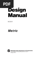 Dot - Design Manual Metric 2001 DoT Washingtonstate 2001