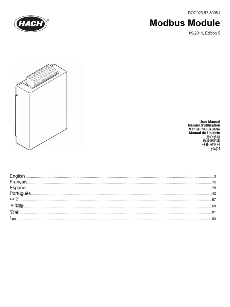 Modbus Module User Manual | PDF | Calibration | Computer Engineering