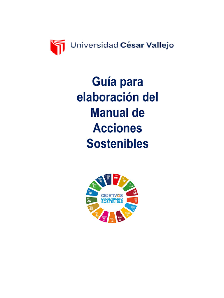 Guía Del Manual de Acciones Sostenibles 2025 DESARROLLADO | PDF ...
