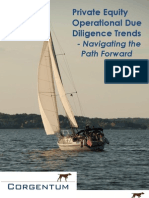 Corgentum Private Equity Operational Due Diligence Trends Study