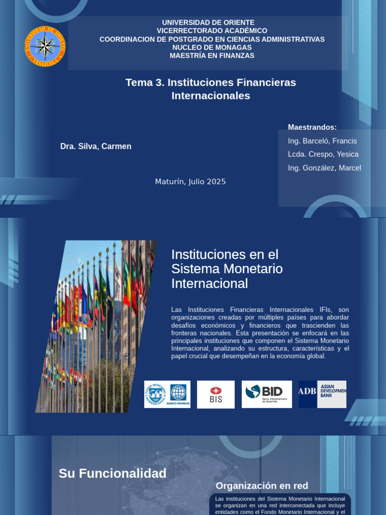 Instituciones Financieras Internacionales | PDF | Fondo Monetario ...
