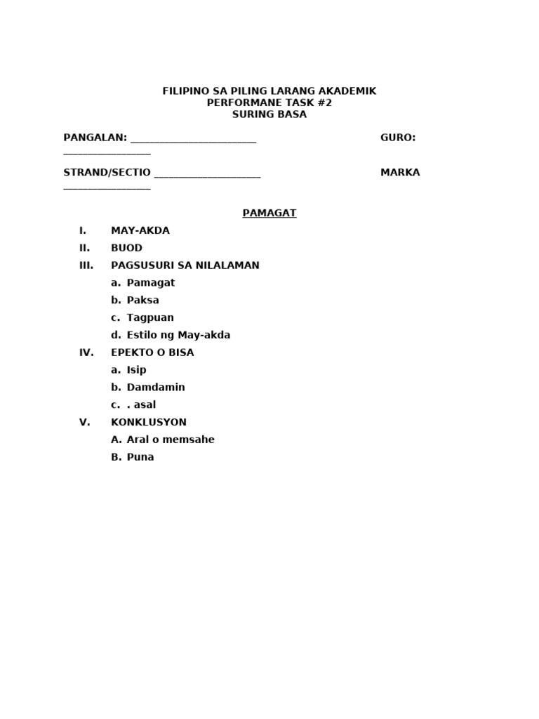 Suring Basa Pt2 Akademik Template | PDF