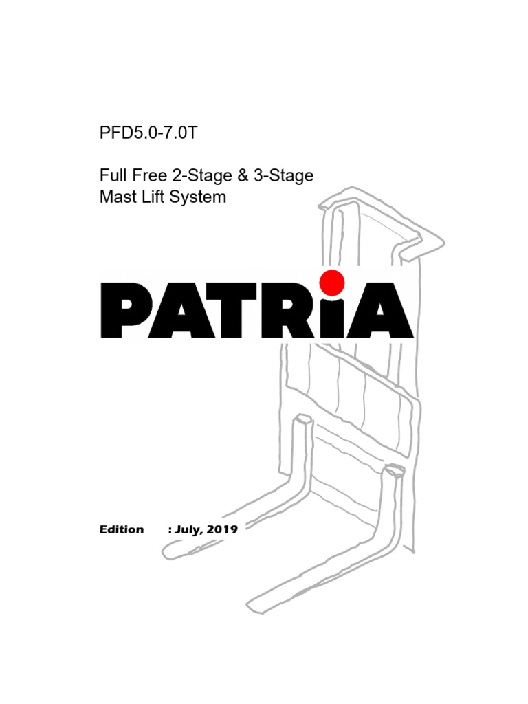 Mast Lift System Parts Catalog | PDF | Cylinder (Engine) | Piston