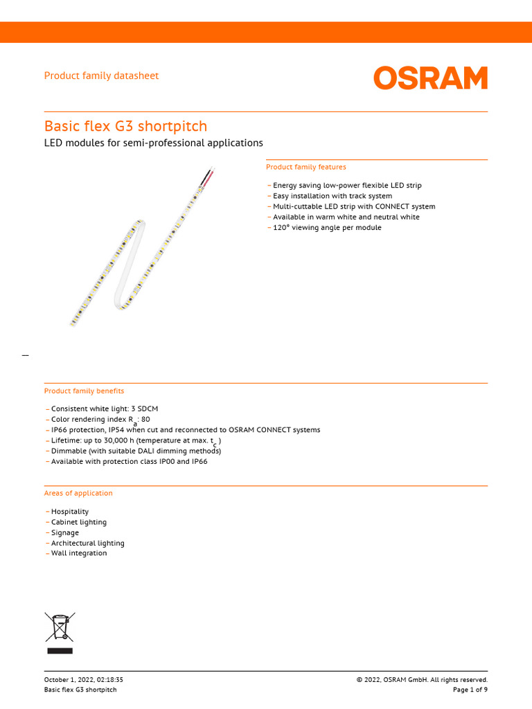 OSRAM Basic Flex G3 LED Modules | PDF