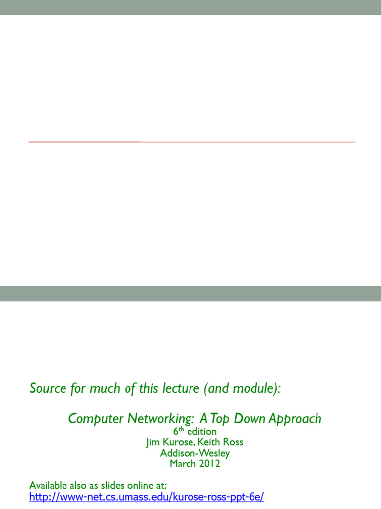 Internet Transport Protocols Overview | PDF | Transmission Control ...