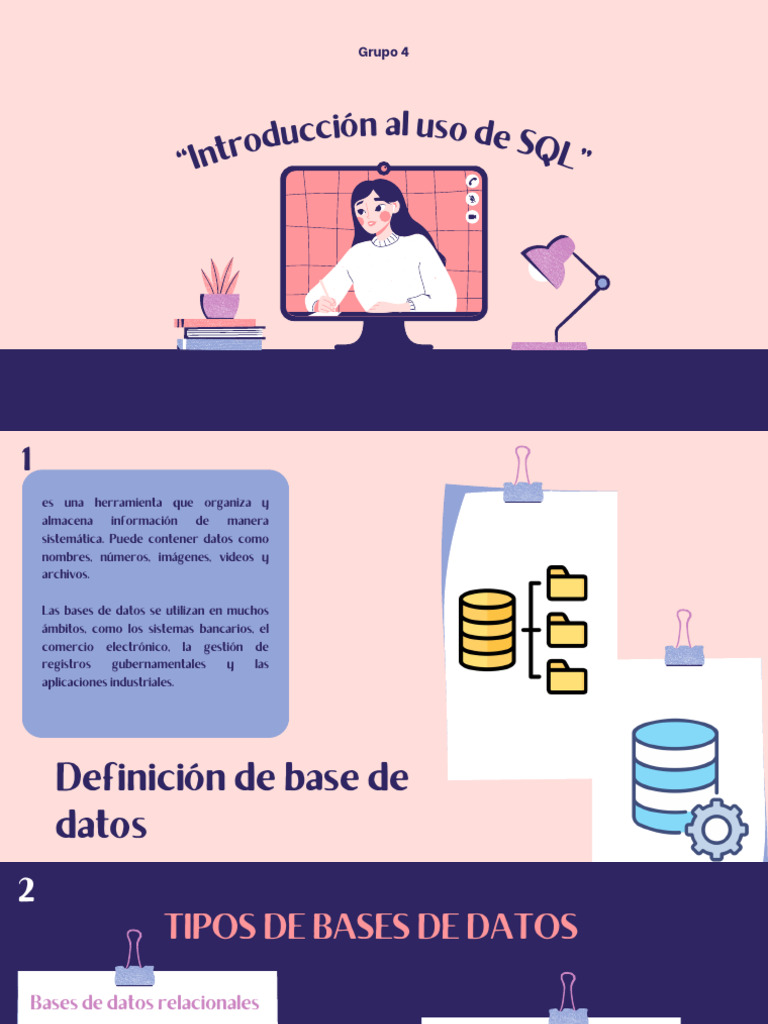 Introducción al uso de SQL y bases de datos | PDF | SQL | Bases de datos