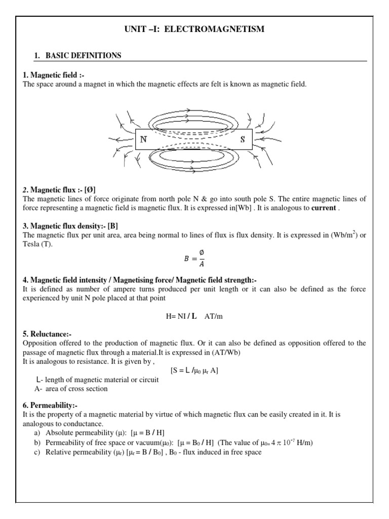 Electromagnetism Concepts and Principles | PDF | Magnetic Field | Inductor