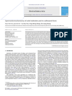 Spectroelectrochemistry of Solid Indirubin and Its Sulfonated Form