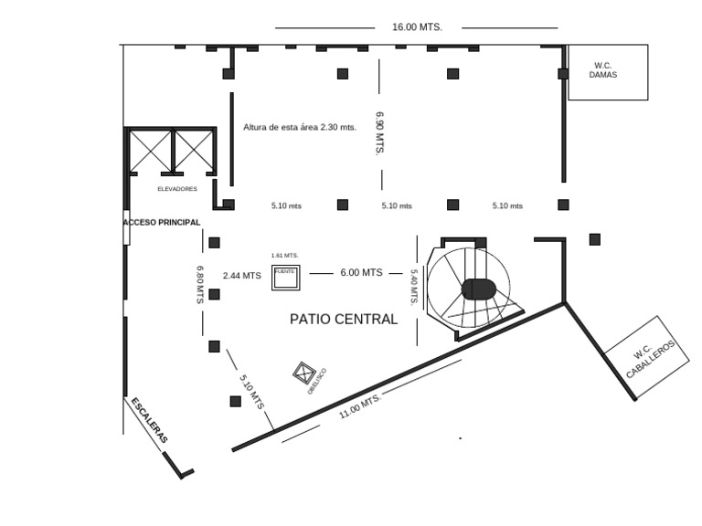 Acceso al Atrio Central | PDF