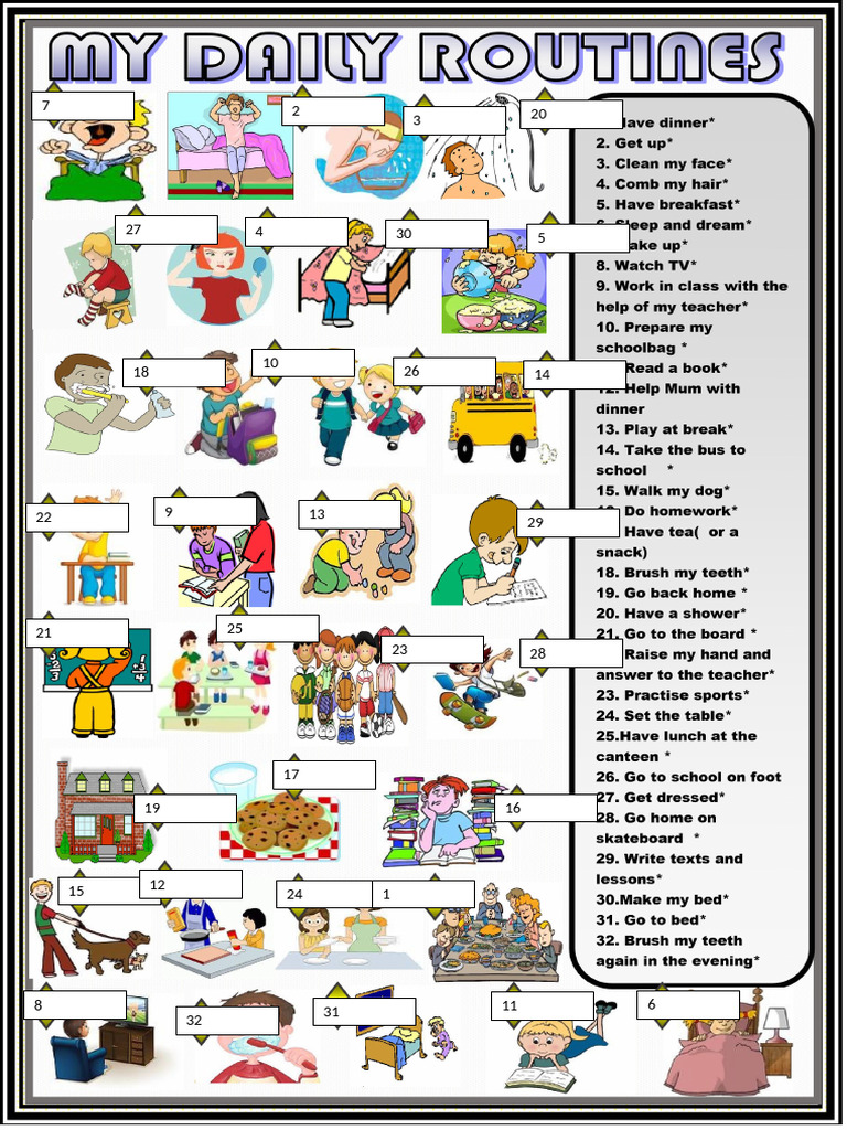 My Daily Routine | PDF