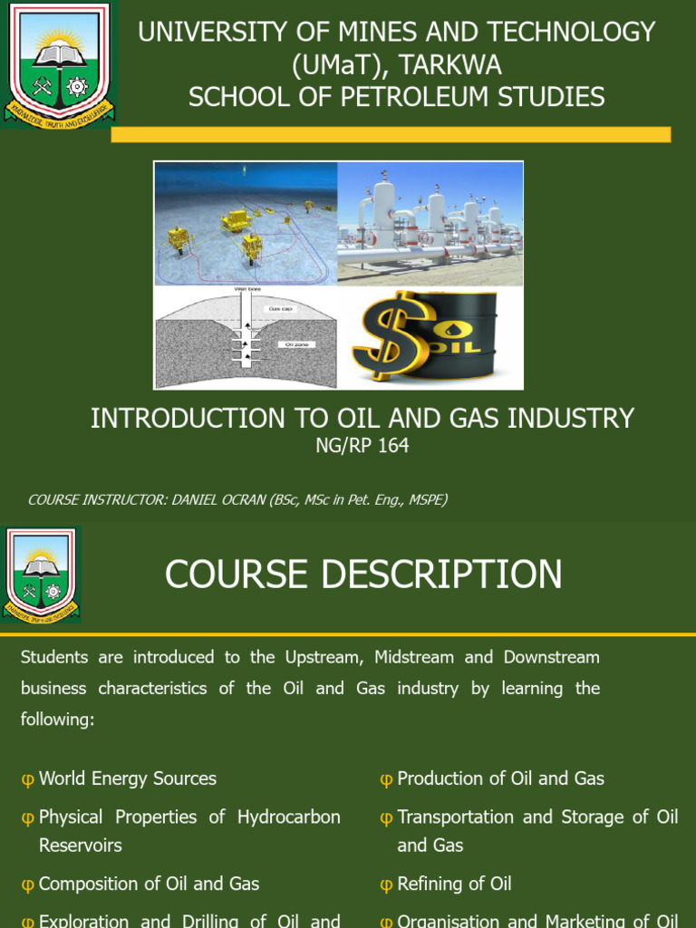 Overview of Oil and Gas Industry | PDF | Petroleum | Natural Gas