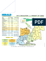 Paper Zone Circulation Primary Zip Codes