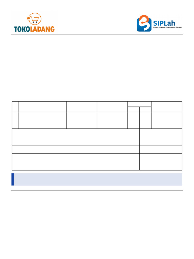 Proforma Invoice Toko Ladang 2024 | PDF