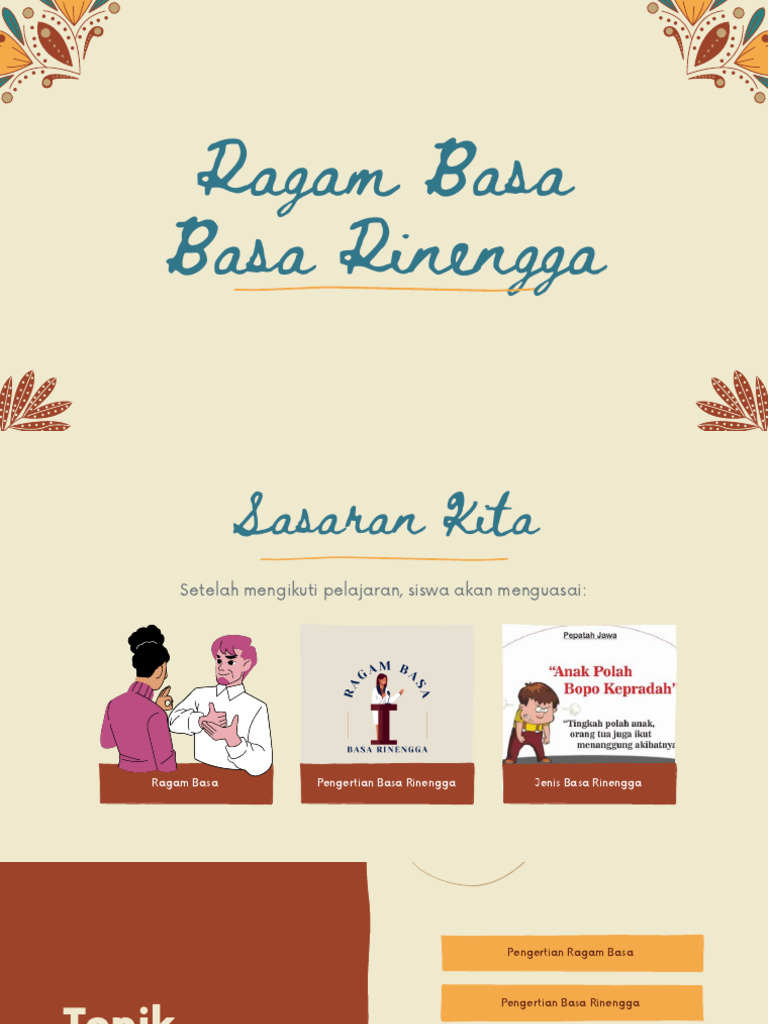 Basa Rinengga | PDF