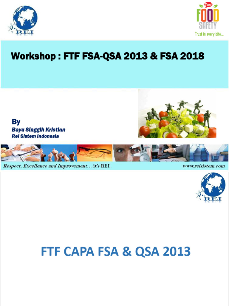 FSA-QSA 2018 Audit Findings Summary | PDF | Hazard Analysis And ...