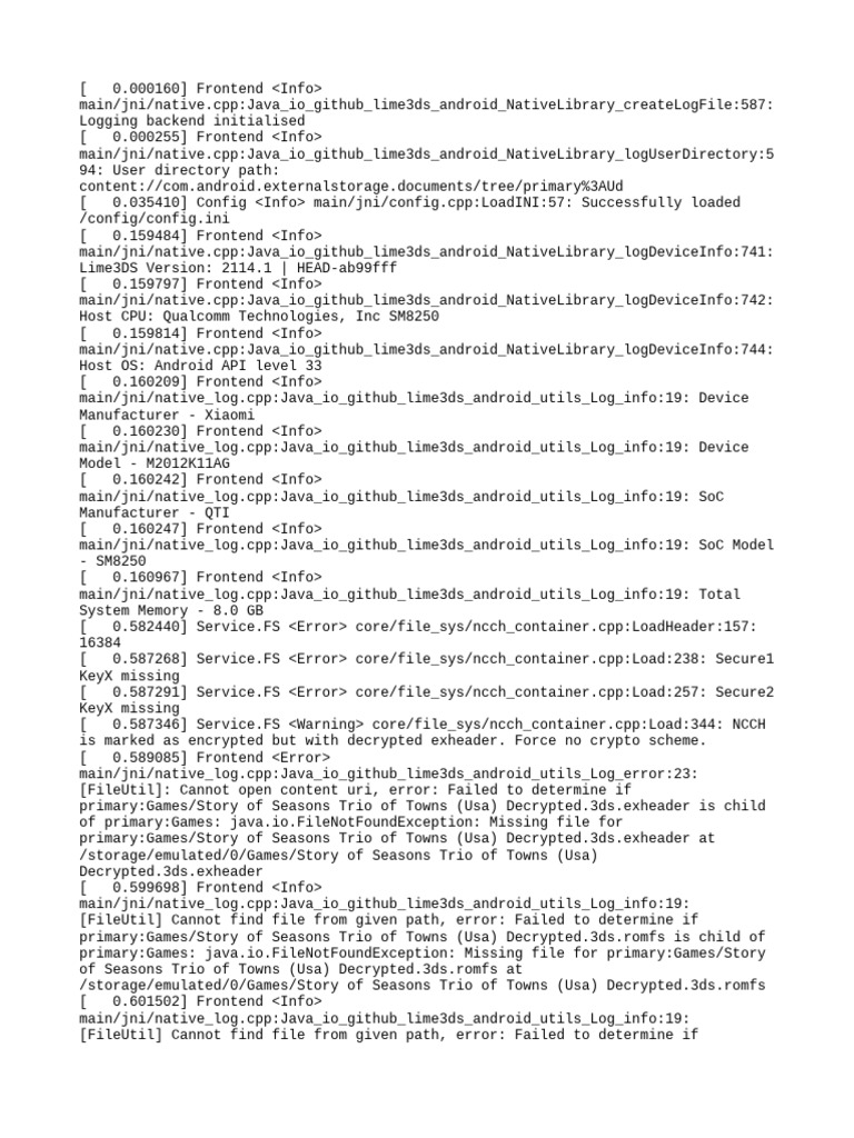 Android Log File Analysis Errors | PDF | Encryption