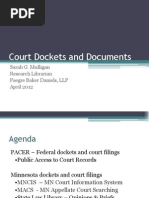 Court Docket and Document Resources