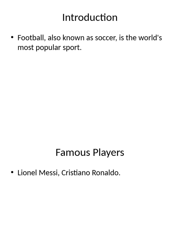Football | PDF