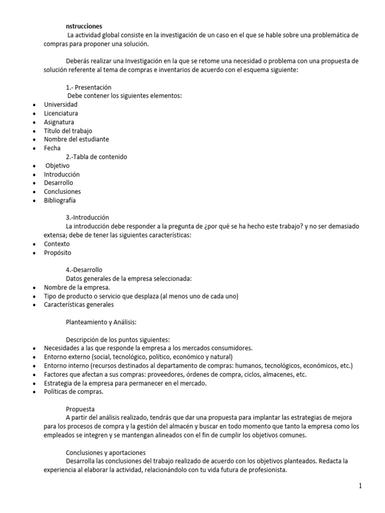 Propuesta de Mejora en Compras e Inventarios | PDF | Business