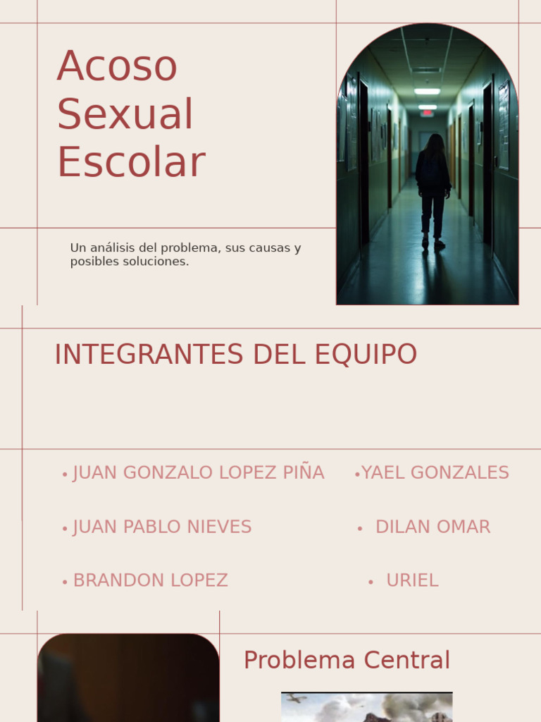 Acoso Sexual Escolar: Causas y Soluciones | PDF | Acoso sexual | Violencia
