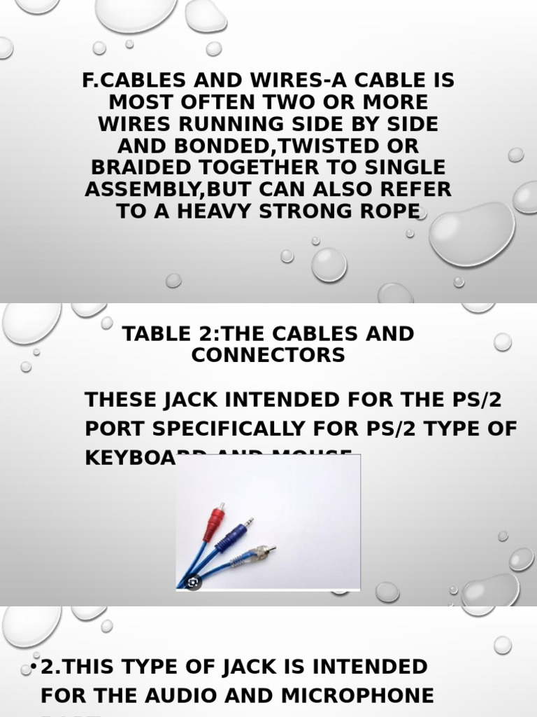 Types of Cables and Connectors Explained | PDF