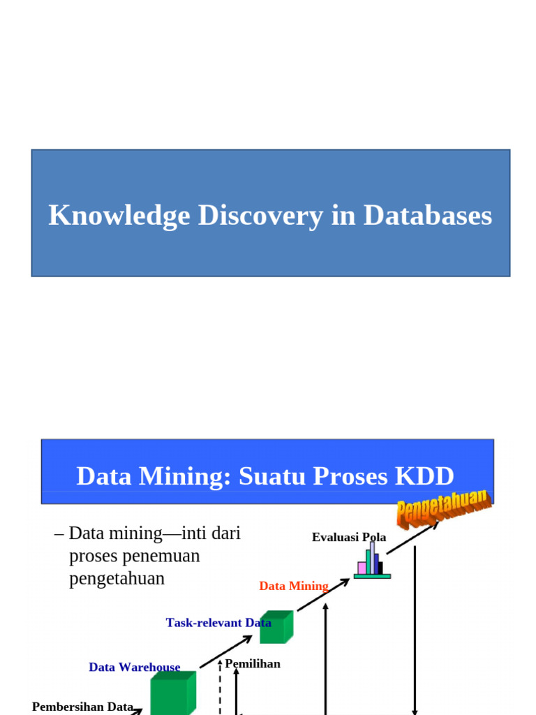Proses KDD dalam Data Mining | PDF