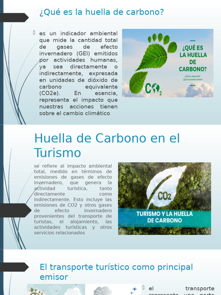 Qué Es La Huella de Carbono | PDF | Huella de carbono | Transporte