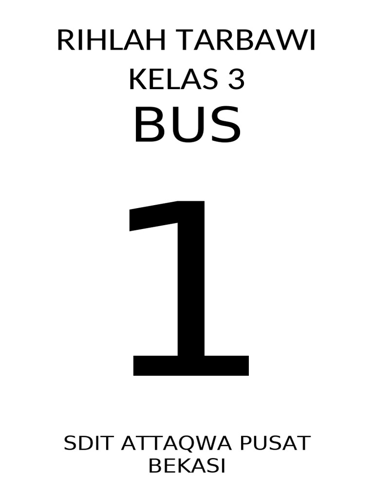Template Bus | PDF