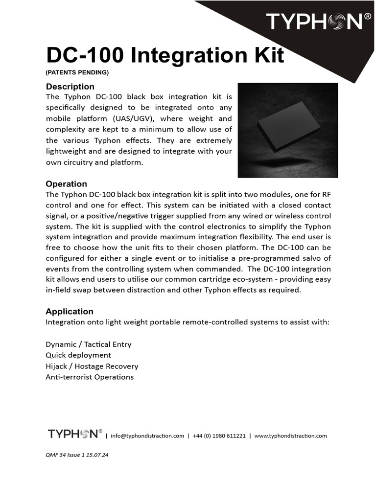 DC-100 Integration Kit Overview | PDF