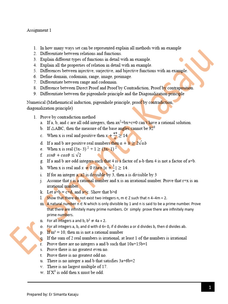 Mathematical Induction and Proof Techniques | PDF | Function ...