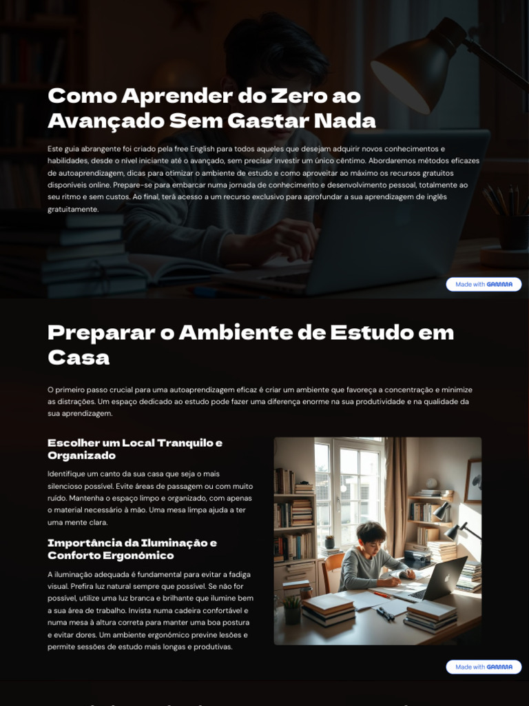 Aprenda do Zero ao Avançado Grátis | PDF | Aprendizado | Motivação