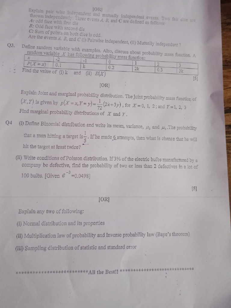MD Mid Sem Test | PDF