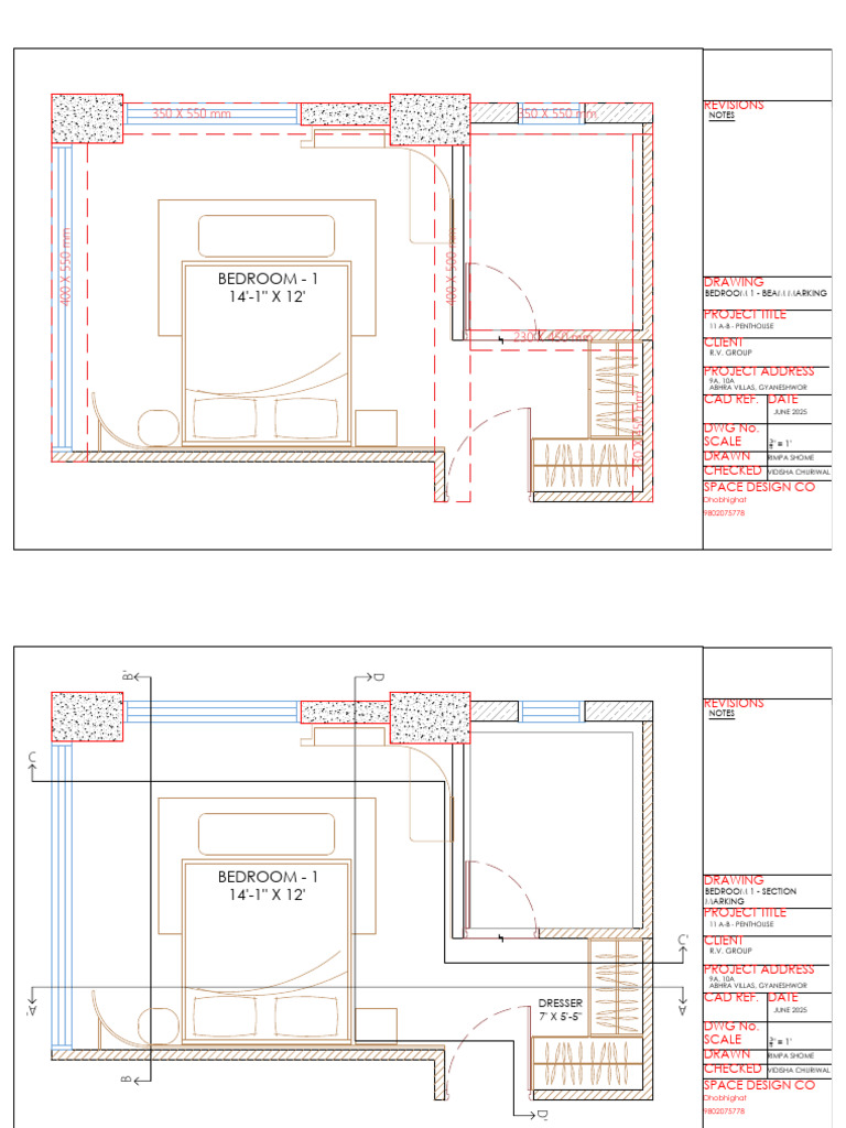 Bedroom 1 Design Plans | PDF | Interior Design | Building Engineering