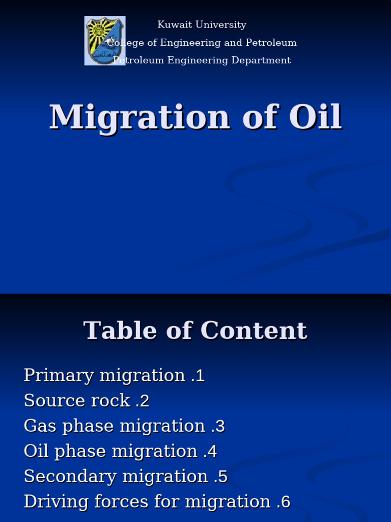 Oil Migration Processes Explained | PDF | Petroleum | Petroleum Reservoir