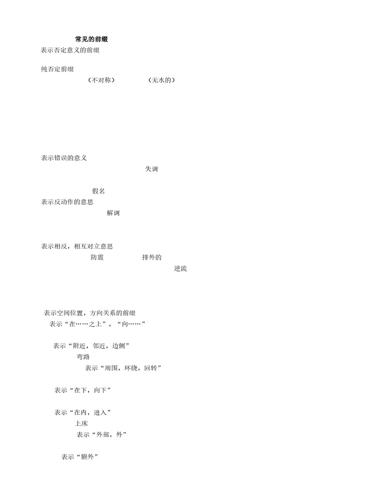 托业词汇常见词根词缀 | PDF