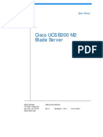 Cisco UCS B200 M2 Blade Server: Spec Sheet
