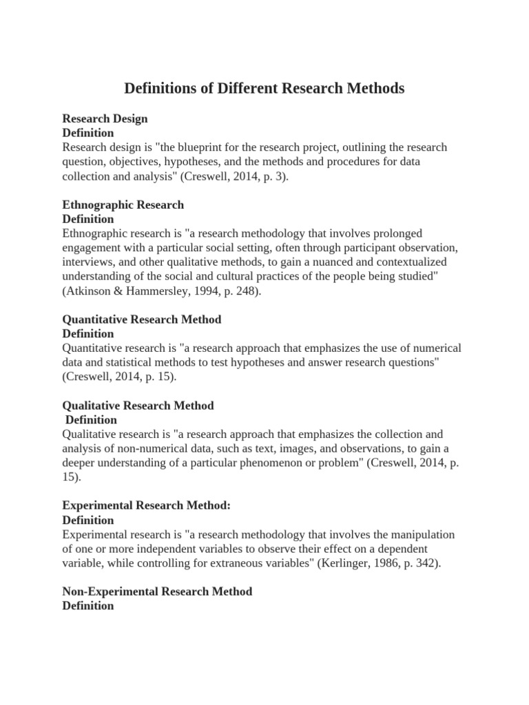 Overview of Research Methodologies | PDF | Methodology | Qualitative ...