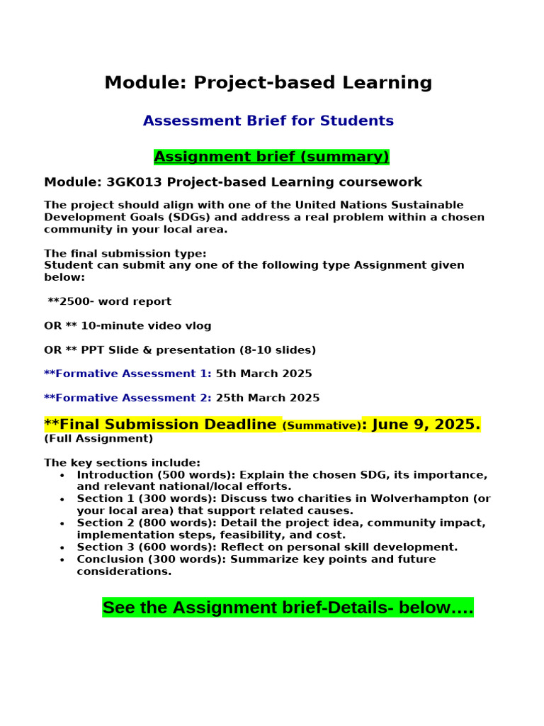 Project-Based Learning: Community Impact | PDF | Methodology | Information