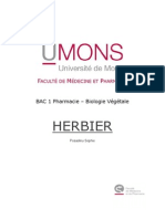Herbier (Belgique) Botanique (UMONS)