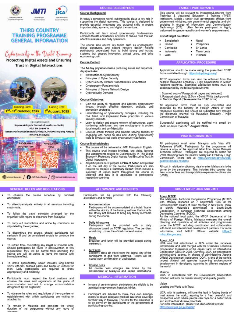 Cybersecurity Course Overview and Application | PDF | Computer Security ...