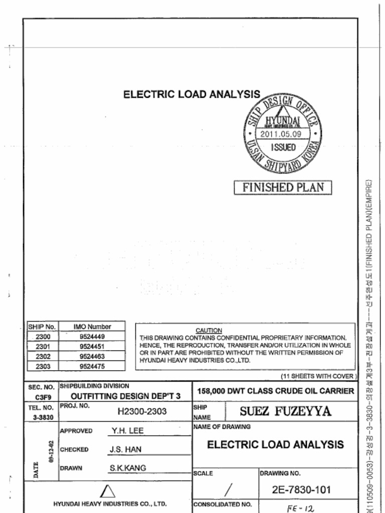 Fe-12 Electric Load Analysis | PDF