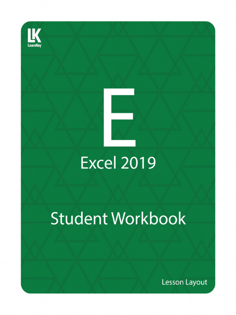 Excel 2019 Training Workbook Guide | PDF | Microsoft Excel | Comma ...