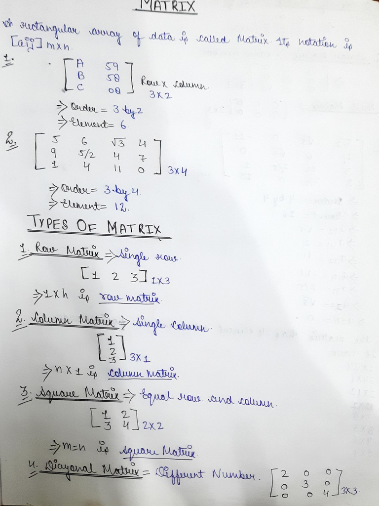 Matrix | PDF