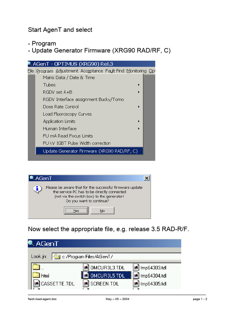 Philips Agent Firmware Update Guide | PDF