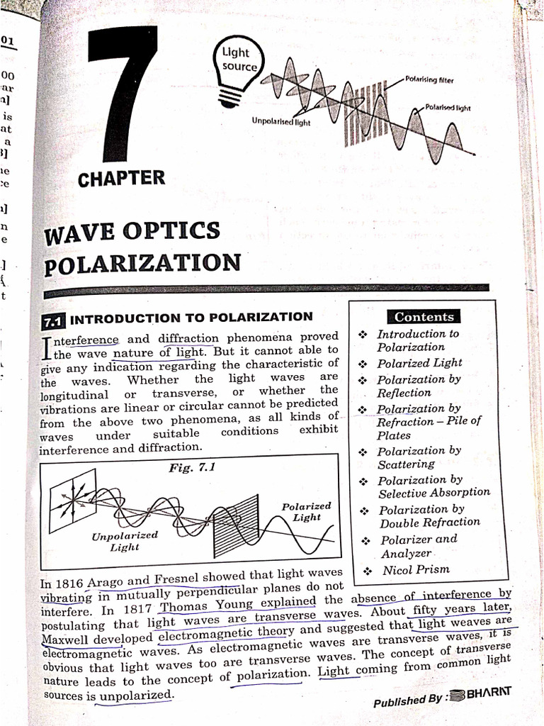 Understanding Polarization in Optics | PDF | Polarization (Waves) | Waves