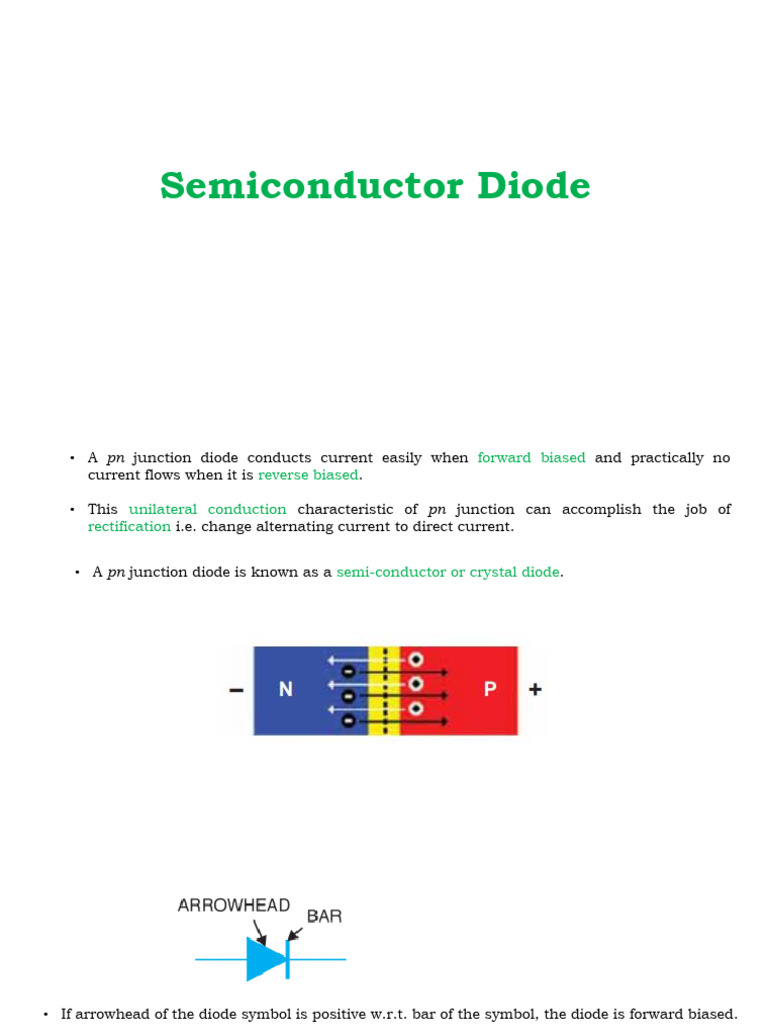 Understanding Semiconductor Diodes and Rectifiers | PDF | Diode | P–N ...