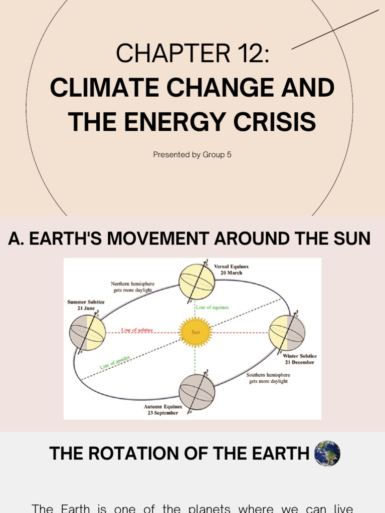 Climate Change and Energy Crisis Overview | PDF | Climate Change ...